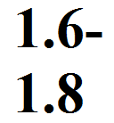 Schakelstangen 1.6-1.8
