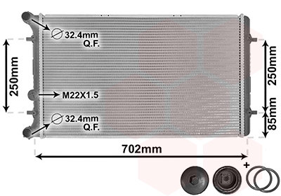 Radiateur benzine 2.3 2.8 3.2