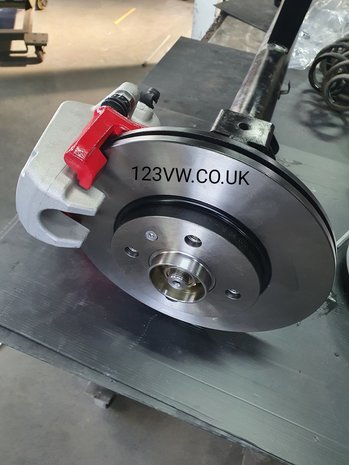 256x20mm 4x100 Rear brake adapter kit incl disc